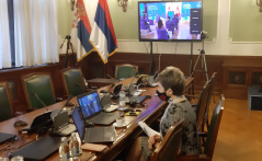 13. новембар 2020. Потпредседница Народне скупштине и председница Одбора за европске интеграције Елвира Ковач на онлајн конференцији Западни Балкан и ЕУ: демократска консолидација кроз испуњавање политичких критеријума